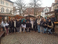 Auf dem Weihnachtsmarkt in Bad Wimpfen.