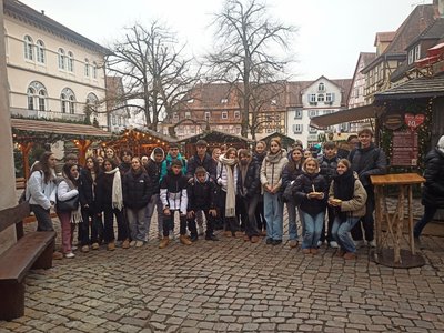 Auf dem Weihnachtsmarkt in Bad Wimpfen.
