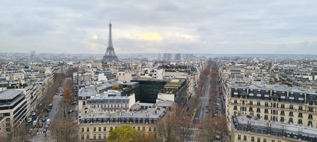 Blick auf den Place de l'Étoile (Foto: Rau)