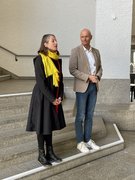 Die Begrüßung von Oberbürgermeister Elkemann wurde von der französischen Kollegin Nina Muzerau übersetzt. (Foto: Wl)