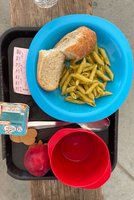 Abendessen in Taizé