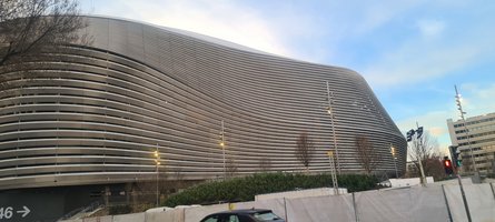 El estadio Santiago Bernabéu