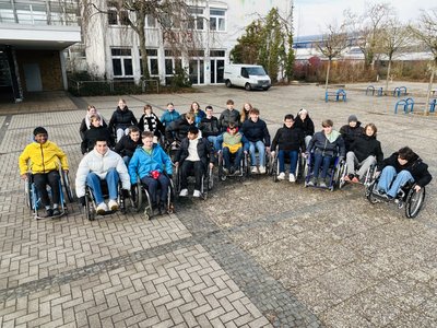 Die Klasse 9c war am Mittwoch dran. (Foto: Bauer)